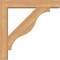 Ekena Millwork Funston Block Smooth Bracket w/ Offset Brace, Western Red Cedar, 5 1/2"W x 28"D x 28"H BKT0604X28X28FST05SWR - alternate 2